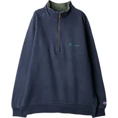 古着 90年代 チャンピオン Champion ハーフジップスウェットシャツ トレーナー USA製 メンズL相当 ヴィンテージ/eaa589687