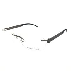 未使用品 Mercedes-Benz Style メルセデスベンツスタイル  メガネ  M2061 S1 グレー  メンズ ツーポイント ドイツ　240001139413