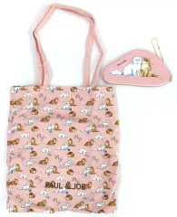 【中古】バッグ PAUL＆JOE(ポール＆ジョー) 猫柄トートバッグ＆コスメポーチチャーム Sweet 2024年10月号 特別付録