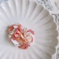 ミニヘアクリップ　キッズ　髪飾り　お揃い　ウェディング　七五三髪飾り　和装髪飾り