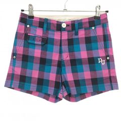 可愛い♪pearlygates チェック柄ショートパンツ - メルカリ