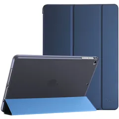 【迅速発送】ProCase iPad 9.7 ケース 6世代 2018/ 5世代 2017 iPad Air 2 1 保護カバー ３つ折り スマートケース TPUバックカバー スタンド機能 - ネービー
