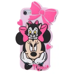 【即日発送】ケース カバー シリコン 6 / / ミニーマウス / / 6s 7 ダイカット iPhone iPhone iPhone 8 IN-DP7S6DC1/MN SE（第2世代） ディズニー イングレム