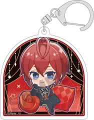 【中古】キーホルダー リドル・ローズハート 「ディズニー ツイステッドワンダーランド トレーディングアクリルキーホルダーvol.1 クッション」