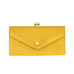 ☆ MUS.マスタード ☆ Legato Largo メール型がま口長財布 Legato Largo 財布 LJ-F3353 レガートラルゴ 長財布 がま口財布 がまぐち財布 ボックス型小銭入れ ガバッと開く ロングウォレット 長さいふ なが財布 長サイフ