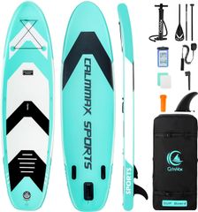 CalmMax インフレータブル スタンドアップパドルボード サップボード SUP 長320cm 幅80cm 厚15cm 耐荷重量150kg ペパーミントグリーン