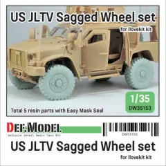 【中古】プラモデル 1/35 現用 アメリカ陸軍 JLTV用自重変形タイヤセット (アイラブキット用) ディティールアップパーツ [DW35153]