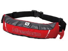 Takashina(高階) BLUE STORM モーゲットウエスト BSJ-9320RS II レッド  ライフジャケット 自動膨張式 救命胴衣 フィッシング 釣り つり 船舶 マリンスポーツのサムネイル