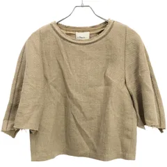 3.1 Phillip Lim スリーワンフィリップリム リネンコットンカットオフプルオーバートップス  ベージュ 2のサムネイル