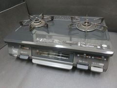 2018年製 中古 動作確認済 Rinnai リンナイ 都市ガス用 ガステーブル KGM64BK2R 水無方面焼きグリル ガスコンロ ガス台