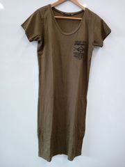 c96●one way●ワンウェイ●ポケットT⚫︎シャツワンピース●sizeМ●カーキ