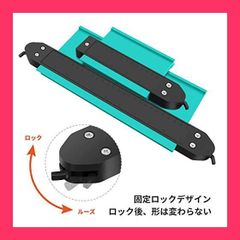 【スタッフおすすめ！】[2022年最新版] 型取りゲージ コンターゲージ 輪郭コピー 曲線定規 DIY用測定工具 多機能 パイプ タイル 床板 DIYに適用 ロック付き（254mmダブルロック * 127mmシングルロック）2個セット