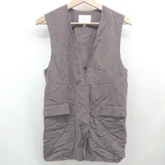 ◇ ⊂ UNITED ARROWS ユナイテッドアローズ 無地系 - ジレベスト サイズS ブラウン系 メンズ E  【1507080007350】