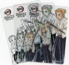 鬼滅の刃 dining ダイニング レイヤードクリアカード 煉獄杏寿郎 槇寿郎 鬼滅の刃 dining ダイニング レイヤードクリアカード 煉獄杏寿郎