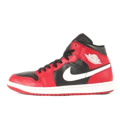 NIKE ナイキ サイズ:28.0cm / AIR JORDAN 1 MID (DQ8426-061) エアジョーダン1 ミッド / ブラック ホワイト ジムレッド / US10 / ミドルカット スニーカー シューズ 靴【メンズ】【中古】