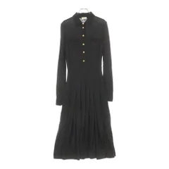 【極美品】セリーヌ　カシュクール　ワンピース　凱旋門　金具　ヴィンテージ　シルク 極美品】セリーヌ カシュクール ワンピース 凱旋門 金具 ヴィンテージ