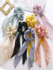 【SALE】シュシュ リボン　7点セット　ヘアアクセサリー《数量限定》即購入可