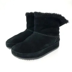 フィットフロップ fitflop ムートンブーツ 黒 24.5 ダイエット