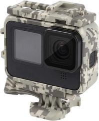 [新品未使用）GoPro9 10 11 12 用 保護ケースフレームピクセル迷彩