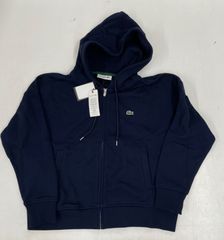 未使用タグ付き　LACOSTE 無撚糸プレミアムスウェット　リラックスパーカー　サイズ34