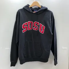Champion/チャンピオン スウェット トレーナー パーカー フーディ プルオーバー SDSU チーム カレッジ 裏起毛 00's メキシコ製 メンズ M ブラック