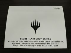 【未開封TCG】MTG 外国版 Secret Lair Drop Series After Great Deliberation, We Have Compiled and Remastered【50-52】