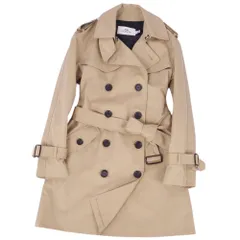 美品 コーチ COACH コート トレンチコート コットン アウター レディース XS ベージュ