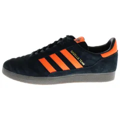 adidas (アディダス) GAZELLE TEAM Core Black Solar Orange Cloude ガゼル チーム ローカットスニーカー シューズ ブラック/オレンジ US9/27cm II0006