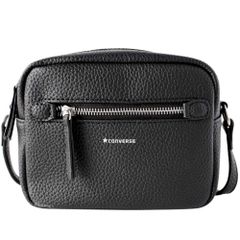 【色: ブラック】コンバース PU レザー ショルダーバッグ dwearsステッ