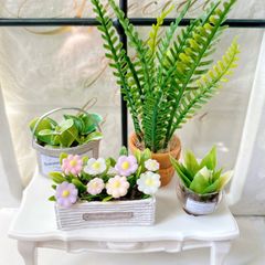 #470 ミニチュア インテリア ＊観葉植物⑩