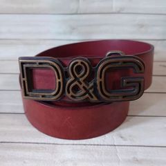 D＆G DOLCE ＆ GABBANA ドルチェ＆ガッバーナ ベルト レザー【リユース】