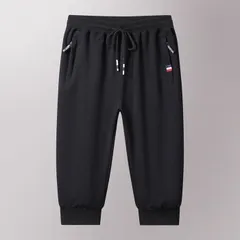 ショートパンツ メンズ トレーニングウェア ジム ハーフパンツ クロップドパンツ ７分丈 吸汗速乾 ドライ 速乾 ズボン ポケット スリムスウェットパンツqcwlt60