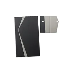 ふくさ 袱紗 慶弔両用 金封 ちりめん 男性 女性 結婚式 お葬式 い レディース メンズ 香典祝儀袋 (レザー) (グレー)