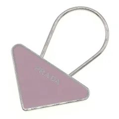  プラダ キーリング トライアングル ロゴ キーリング