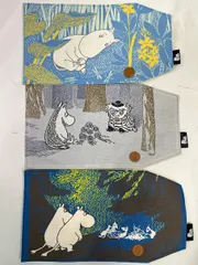 【未使用】ムーミン展限定ブックカバー3個セットトーベヤンソン 100周年記念　TOVE100●メール便●のサムネイル