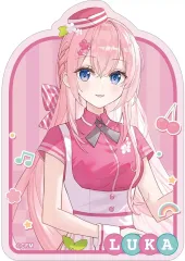 【新品】シール・ステッカー [新品] 巡音ルカ 描き下ろし アメリカンダイナーver. Art by ふーみ ダイカットステッカー 「VOCALOID 初音ミク」