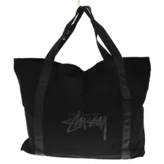 STUSSY (ステューシー) ×OUR LEGACY WORK SHOP BIG BEACH TOTE ロゴプリントビッグトートバッグ ブラック アワーレガシー WS3238BTBのサムネイル
