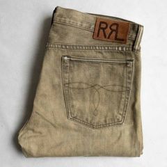 【美品】RRL【SLIM FIT JEANS】34×34 アメリカ製 スリムフィット ジーンズ デニムパンツ 25050298