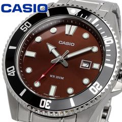 CASIO 腕時計 時計 ウォッチ カシオ スタンダード アナログ スポーツ 20気圧防水 MDV-107D-5AV メンズ ブラウン メタルバンド 海外モデル [並行輸入品]