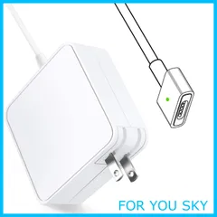 【特価商品】Macbook Air 充電器【PSE認証】45W T型 電源アダプタ Mac 互換電源アダプタ T字コネクタ MacBook Airの11インチおよび13インチ 用（2012年半ば以降）