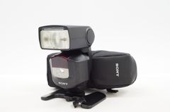 C041140-1)SONY フラッシュ HVL-F43M ケース付