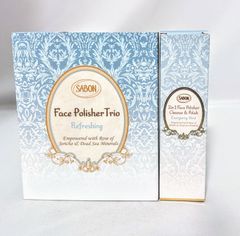 SABON フェイスポリッシャー リフレッシング スクラブ入り洗顔料 60mL×3本+1本セット