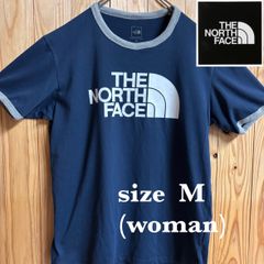 【古着】THE NORTH FACE(ノースフェイス)半袖Tシャツ M ネイビー レディース US古着 アウトドア キャンプ