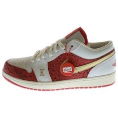 NIKE (ナイキ) AIR JORDAN 1 LOW SPADES DJ5185-100 エアジョーダン1 スペード ローカットスニーカー US9.5/27.5cm レッド/ホワイトのサムネイル