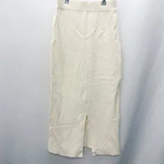 ◇ A day in the life UNITED ARROWS ロング丈 タイト スカート サイズS オフホワイト レディース E  【1408060040407】