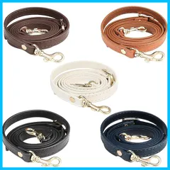 【早発送】 5個セット ショルダーストラップ 5色 レザー 調節可能