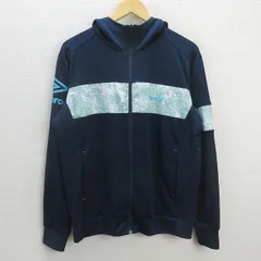 D■アンブロ/UMBRO グラフィックジャージジャケット JKT■UCS2645/紺【O】MENS/137【中古】■