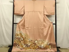 色留袖　三つ紋 金彩 落款入り山水画 色留袖 三つ紋 金彩 落款入り山水画 レディース