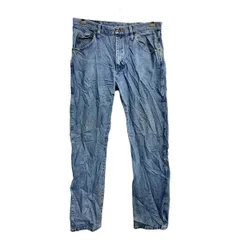 Wrangler デニムパンツ W34 ラングラー レギュラーフィット ブルー コットン メキシコ製 古着卸 アメリカ仕入 2502-287