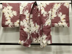 平和屋着物＃羽織　刺繍　枝松葉文　金糸　正絹　逸品　CAAT5873id